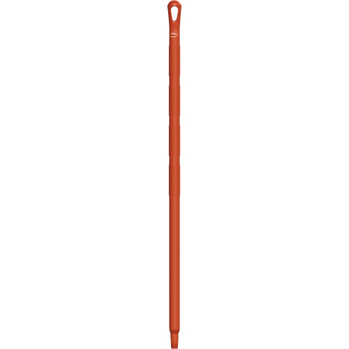 Ultra Hygiene Handle, Broom/Brush/Pad Holder/Scraper/Squeegee, Red, Standard, 40" L M & M Nord Ouest Inc