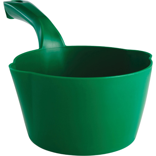 Round Bowl Scoop, Plastic, Green, 32 oz. M & M Nord Ouest Inc