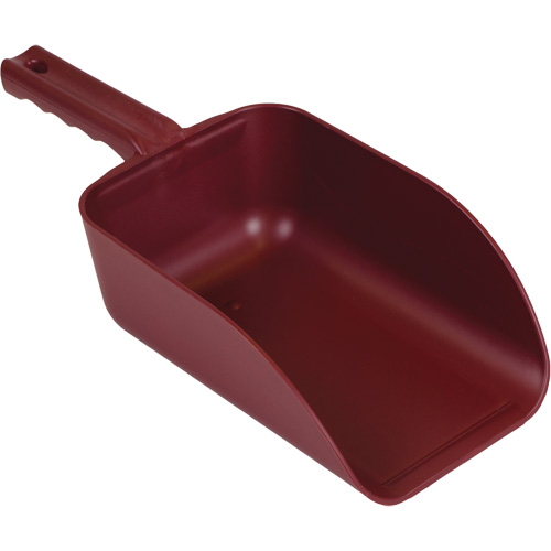 Metal Detectable Hand Scoop, Plastic, Red, 82 oz. M & M Nord Ouest Inc
