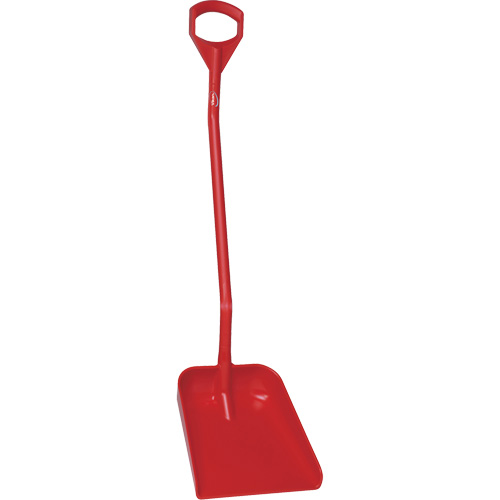 Pelle ergonomique &agrave; grande lame, Longueur de 51", Plastique, Rouge M & M Nord Ouest Inc