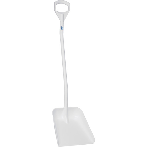 Pelle ergonomique &agrave; grande lame, Longueur de 51", Plastique, Blanc M & M Nord Ouest Inc