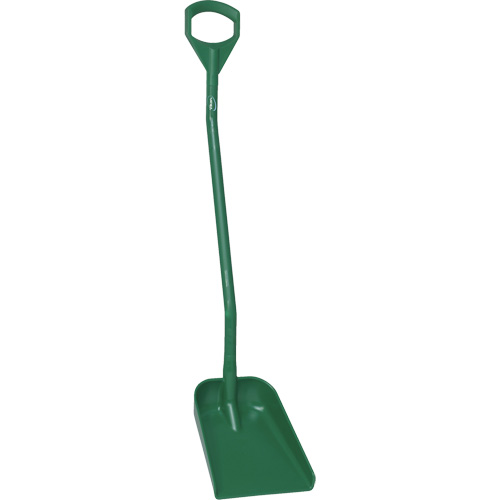 Ergonomic Small Blade Shovel, 50" Length, Plastic, Green M & M Nord Ouest Inc