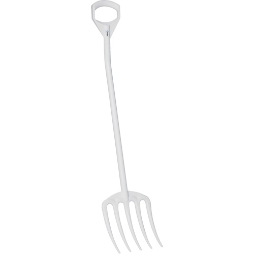 Hygienic Fork, 49" Length, Plastic, White M & M Nord Ouest Inc