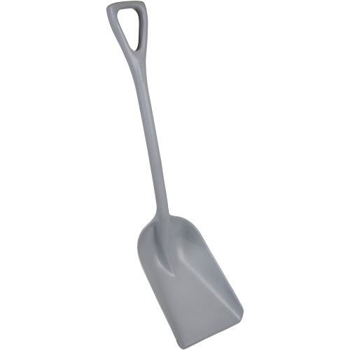 Pelle monobloc perceptible par d&eacute;tecteur de m&eacute;tal, Lame 10" x 14", Longueur de 37-1/2", Plastique, Gris M & M Nord Ouest Inc
