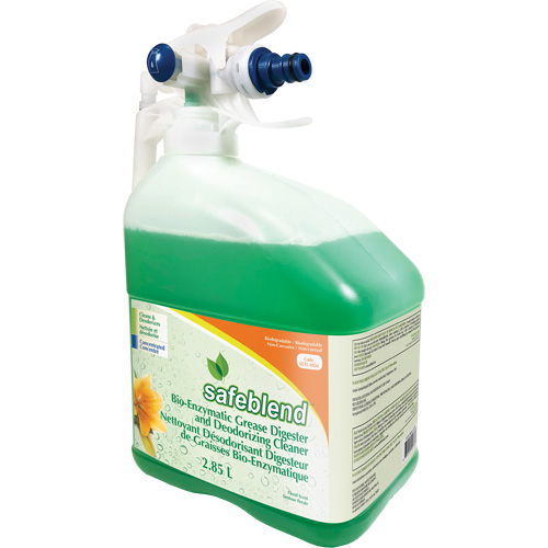 Concentrated Bioenzymatic Grease Digester & Deodorizing Cleaner, Jug M & M Nord Ouest Inc