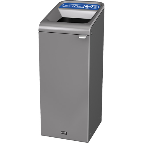 Conteneur pour d&eacute;chets de recyclage m&eacute;lang&eacute;s Configure, Vrac/Bord de rue/De bureau, Acier, 15 gal. US M & M Nord Ouest Inc