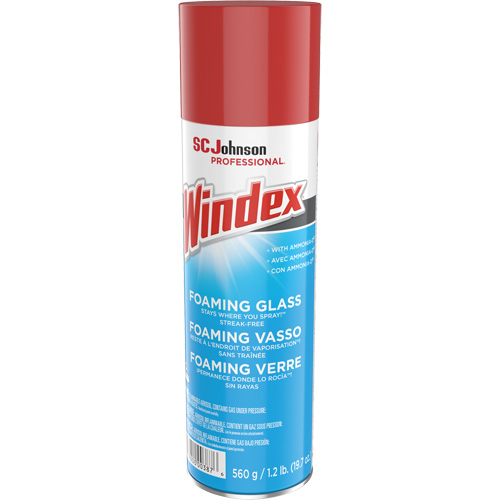 Windex&reg; Foaming Glass Cleaner, 560 g, Aerosol Can M & M Nord Ouest Inc