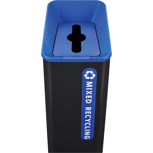 Sustain Mixed Recycling Container, Bulk, Plastic, 15 US gal. M & M Nord Ouest Inc