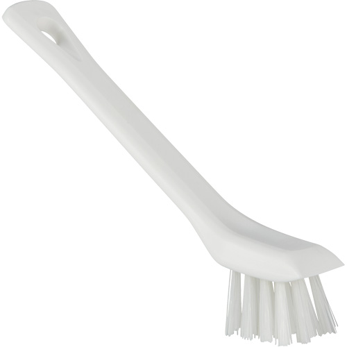Brosse avec rebord grattoir, Soies Ferme, Longueur de 6", Blanc M & M Nord Ouest Inc