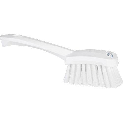 Short-Handled Washing Brush, Soft Bristles, 10-1/2" Long, White M & M Nord Ouest Inc