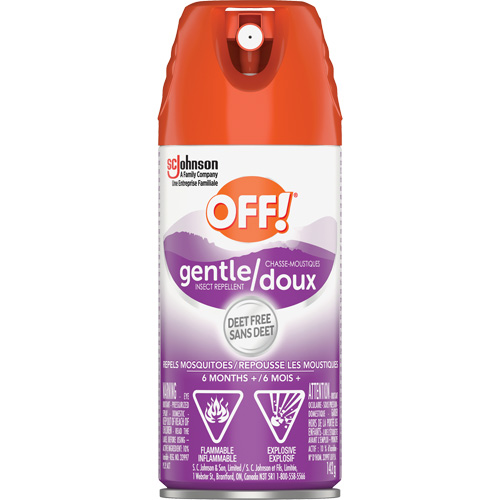 R&eacute;pulsif &agrave; insectes doux Off!, Sans DEET, A&eacute;rosol, 142 g M & M Nord Ouest Inc