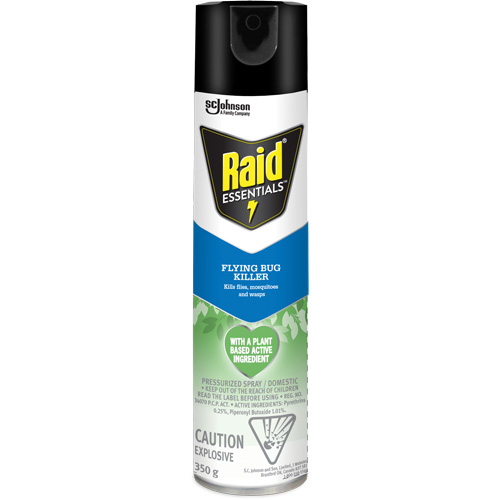 Insecticide pour insectes volants Essentials Raid, 350 g, Canette a&eacute;rosol M & M Nord Ouest Inc