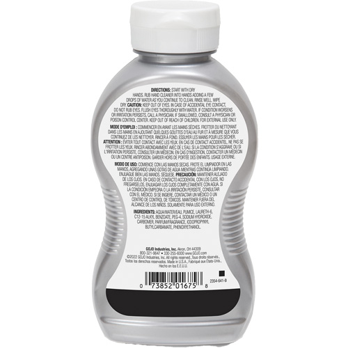Hand Cleaner, Gel/Pumice, 295.74 ml, Bottle, Cherry M & M Nord Ouest Inc