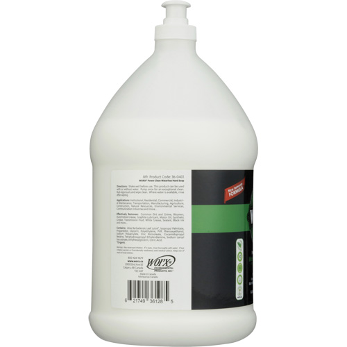 Savon pour les mains sans eau Power Clean, Liquide, 3,78 L, Sans parfum M & M Nord Ouest Inc