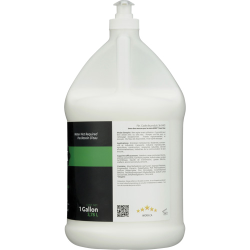 Savon pour les mains sans eau Power Clean, Liquide, 3,78 L, Sans parfum M & M Nord Ouest Inc