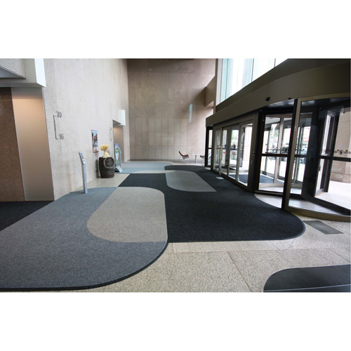 Tapis dentr&eacute;e Supreme Knob, Essuie-pieds/grattoir, 6-1/2' x 75-1/2' x 7/16", Charbon M & M Nord Ouest Inc