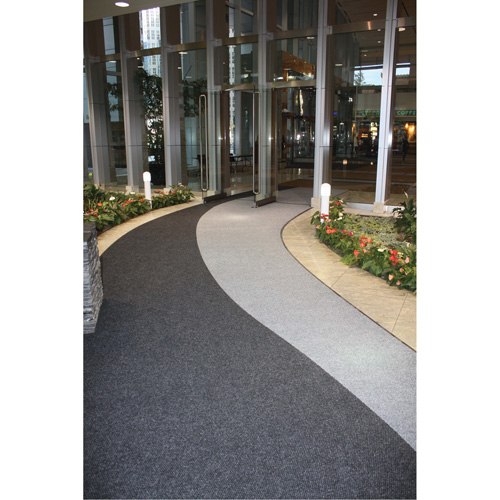 Tapis dentr&eacute;e Supreme Knob, Essuie-pieds/grattoir, 6-1/2' x 75-1/2' x 7/16", Charbon M & M Nord Ouest Inc