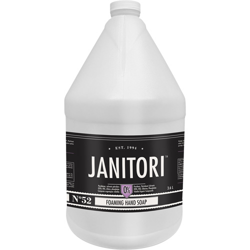 Savon &agrave; main Janitori 52, Mousse, 4 L, Parfum&eacute; M & M Nord Ouest Inc