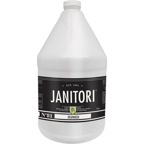 Janitori 81 Dishwash Cleaner, Liquid, 4 L M & M Nord Ouest Inc