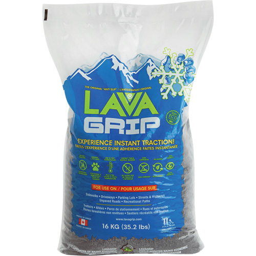 Aide &agrave; la traction LavaGrip, Taille du conteneur 35,3 lb (16 kg), Sac M & M Nord Ouest Inc