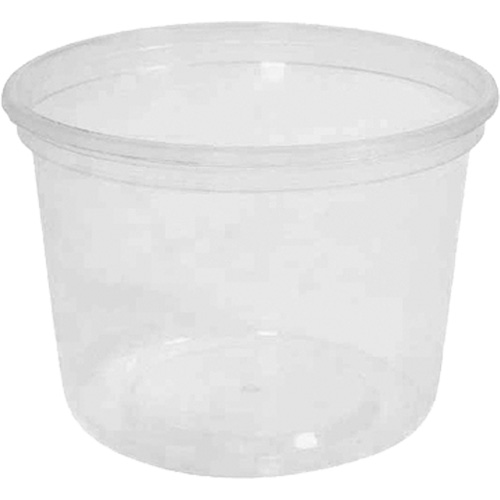 Contenant &agrave; charcuterie transparent sans couvercle MicroGourmet 16 oz, Plastique, Ronde M & M Nord Ouest Inc