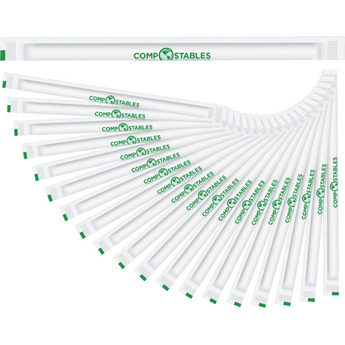 Pailles en quatre couches, emball&eacute;es M & M Nord Ouest Inc