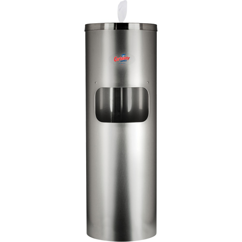 Stainless Steel Wipes Floor Stand M & M Nord Ouest Inc