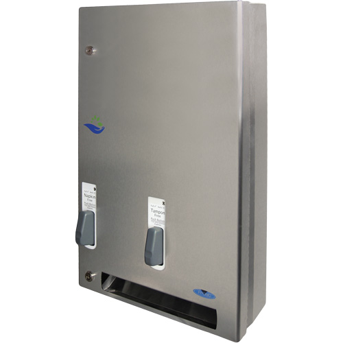 Push Button Free Feminine Product Dispenser M & M Nord Ouest Inc