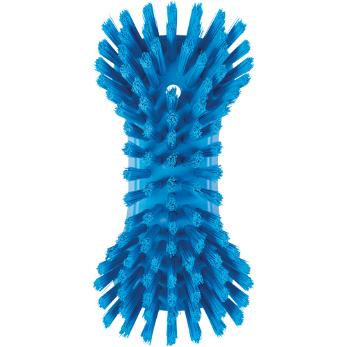 Brosse &agrave; main, Soies Tr&egrave;s ferme, Longueur de 9-1/10", Bleu M & M Nord Ouest Inc