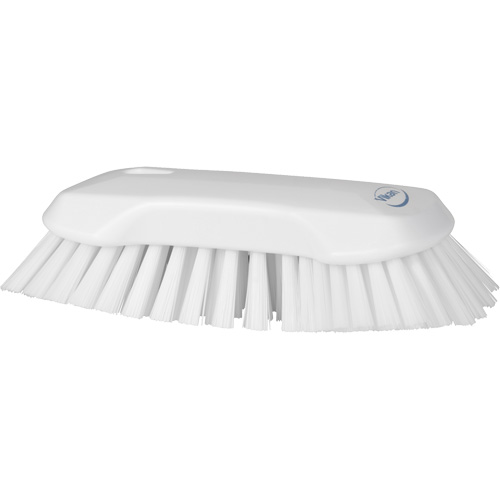 Brosse &agrave; main, Soies Tr&egrave;s ferme, Longueur de 9-1/10", Blanc M & M Nord Ouest Inc