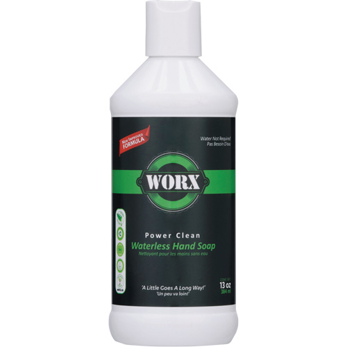 Power Clean Waterless Hand Soap, Liquid, 384 ml, Unscented M & M Nord Ouest Inc