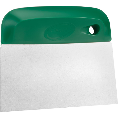 Flexible Stainless Steel Dough Cutter/Scraper, Green, 4-1/2" W x 5-3/4" L M & M Nord Ouest Inc