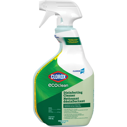 Nettoyant d&eacute;sinfectant CloroxPro Clorox EcoClean, 946 ml, Bouteille &agrave; g&acirc;chette M & M Nord Ouest Inc