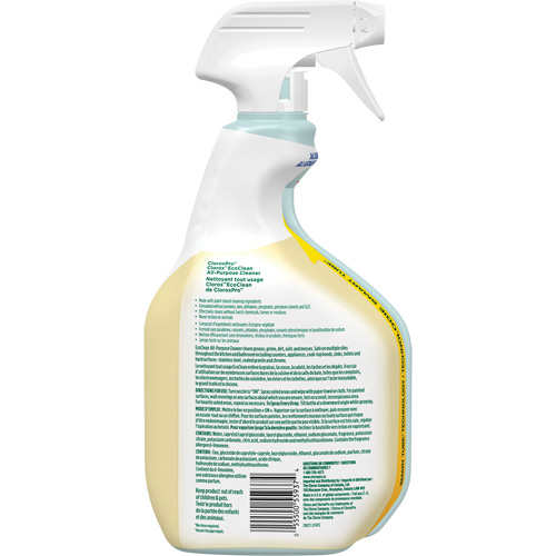 Nettoyant tout usage CloroxPro Clorox EcoClean, 946 ml, Bouteille &agrave; g&acirc;chette M & M Nord Ouest Inc