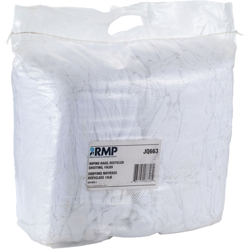 Chiffons, Blanc, 10 lb M & M Nord Ouest Inc