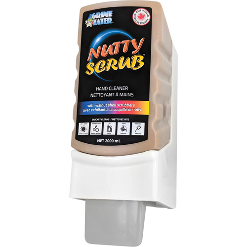 Nettoyant &agrave; mains avec exfoliant en coquille de noyer Nutty Scrub, Pierre ponce, 2000 ml, Cartouche en plastique, Sans parfum M & M Nord Ouest Inc