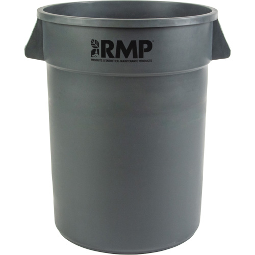 Garbage Bin, Polyethylene, 32 US gal. M & M Nord Ouest Inc