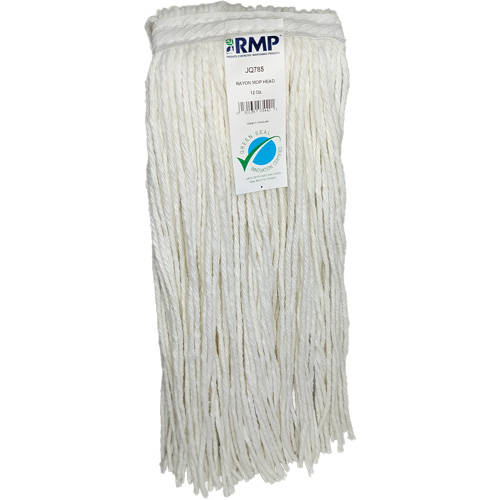 T&ecirc;te de vadrouille &eacute;troite &agrave; 4 plis, Rayonne, 12 oz, Style Coup&eacute; M & M Nord Ouest Inc