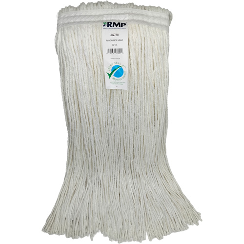 T&ecirc;te de vadrouille &eacute;troite &agrave; 4 plis, Rayonne, 32 oz, Style Coup&eacute; M & M Nord Ouest Inc