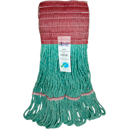 T&ecirc;te de vadrouille &agrave; bande large, Antimicrobien/Finition de plancher/Sp&eacute;cialis&eacute;, Coton/Rayonne/Synth&eacute;tique, Style Boucle M & M Nord Ouest Inc