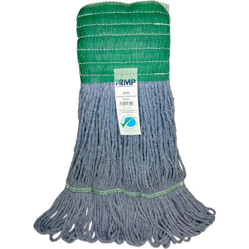 T&ecirc;te de vadrouille &agrave; bande large, Antimicrobien/Finition de plancher/Sp&eacute;cialis&eacute;, Coton/Rayonne/Synth&eacute;tique, Style Boucle M & M Nord Ouest Inc