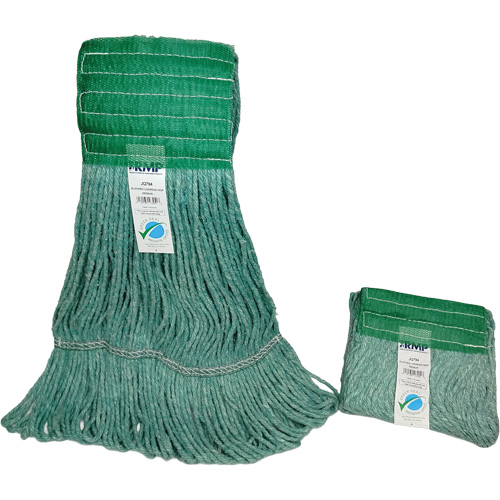 T&ecirc;te de vadrouille &agrave; bande large, Antimicrobien/Finition de plancher/Sp&eacute;cialis&eacute;, Coton/Rayonne/Synth&eacute;tique, Style Boucle M & M Nord Ouest Inc