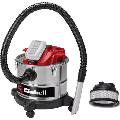 Cordless Ash Vacuum (Tool Only), 18 V, 4 gal. Capacity M & M Nord Ouest Inc