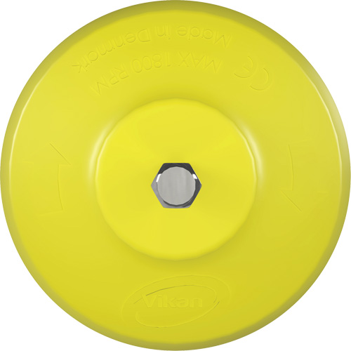 Brosse ronde HyDrive pour perceuse, Soies Tr&egrave;s ferme, Longueur de 3-1/10", Jaune M & M Nord Ouest Inc
