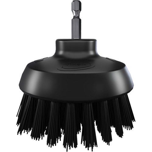 HyDrive Round Drill Brush, Extra Stiff Bristles, 3-1/10" Long, Black M & M Nord Ouest Inc