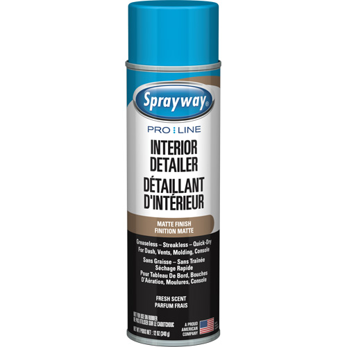 Nettoyant esth&eacute;tique automobile Pro Line avec fini mat & parfum frais M & M Nord Ouest Inc