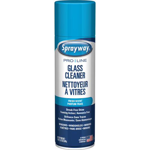 Nettoyant pour vitres Pro Line sans ammoniaque, au parfum frais, 19 oz., Canette a&eacute;rosol M & M Nord Ouest Inc
