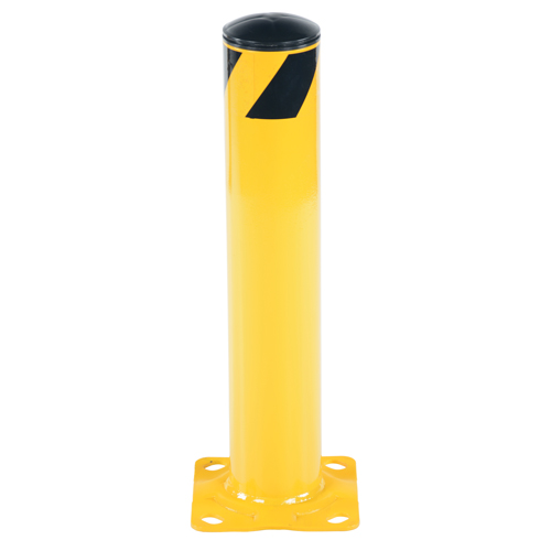 Butoir de s&eacute;curit&eacute;, Acier, 24" h x 4,5" la, Jaune M & M Nord Ouest Inc