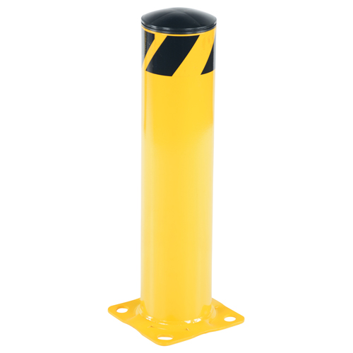 Safety Bollard, Steel, 24" H x 5-1/2" W, Yellow M & M Nord Ouest Inc