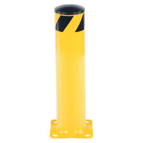 Safety Bollard, Steel, 24" H x 5-1/2" W, Yellow M & M Nord Ouest Inc